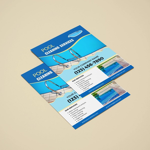 Why Your Pool Cleaning Business Needs a Captivating Flyer?