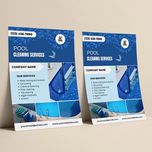 Designing the Perfect Pool Cleaning Service Flyer