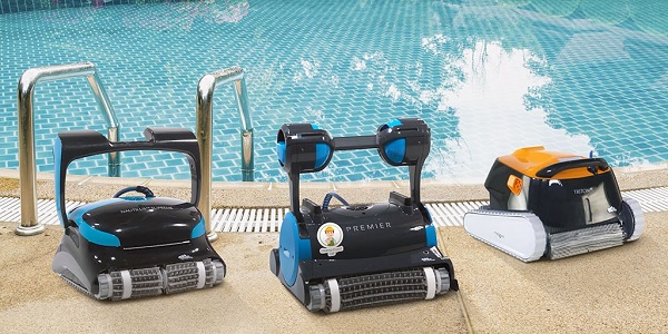 Why is there a robot cleaning the pool?